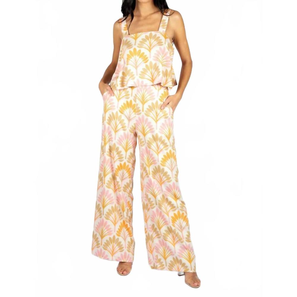 NEW SINCERELY OURS pixie tank top in spring palms